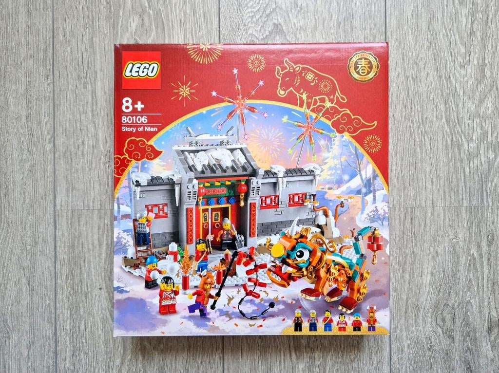 LEGO Chinees Nieuwjaar: Het verhaal van Nian | #80106, Kinderen en Baby's, Speelgoed | Duplo en Lego, Compleet, Gebruikt, Lego