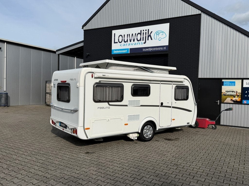 ERIBA Feeling 425 ’20 (Mover, Vastbed, Hefdak), Caravans en Kamperen, Vast bed, Bedrijf, Treinzit, 750 - 1000 kg