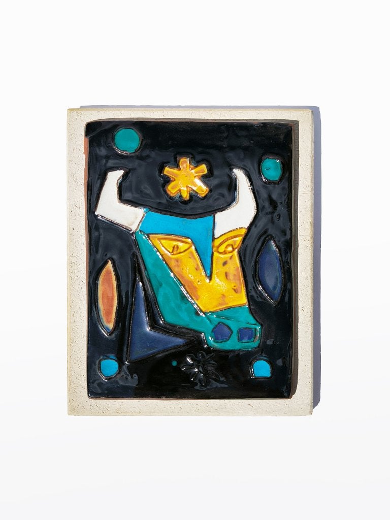Sterrenbeeld wandtegel Henk Potters Stier, Verzenden
