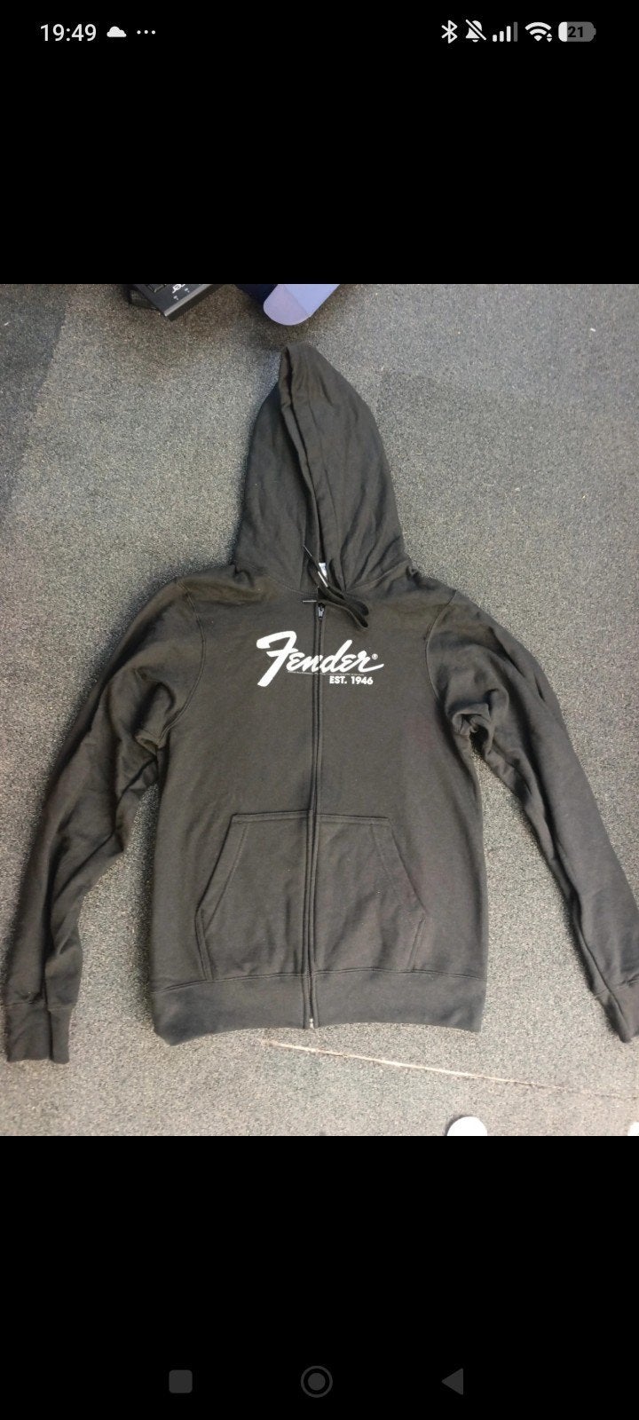Fender hoodie met rits - Nieuw van port& company, Fender, Zwart, Nieuw, Ophalen of Verzenden