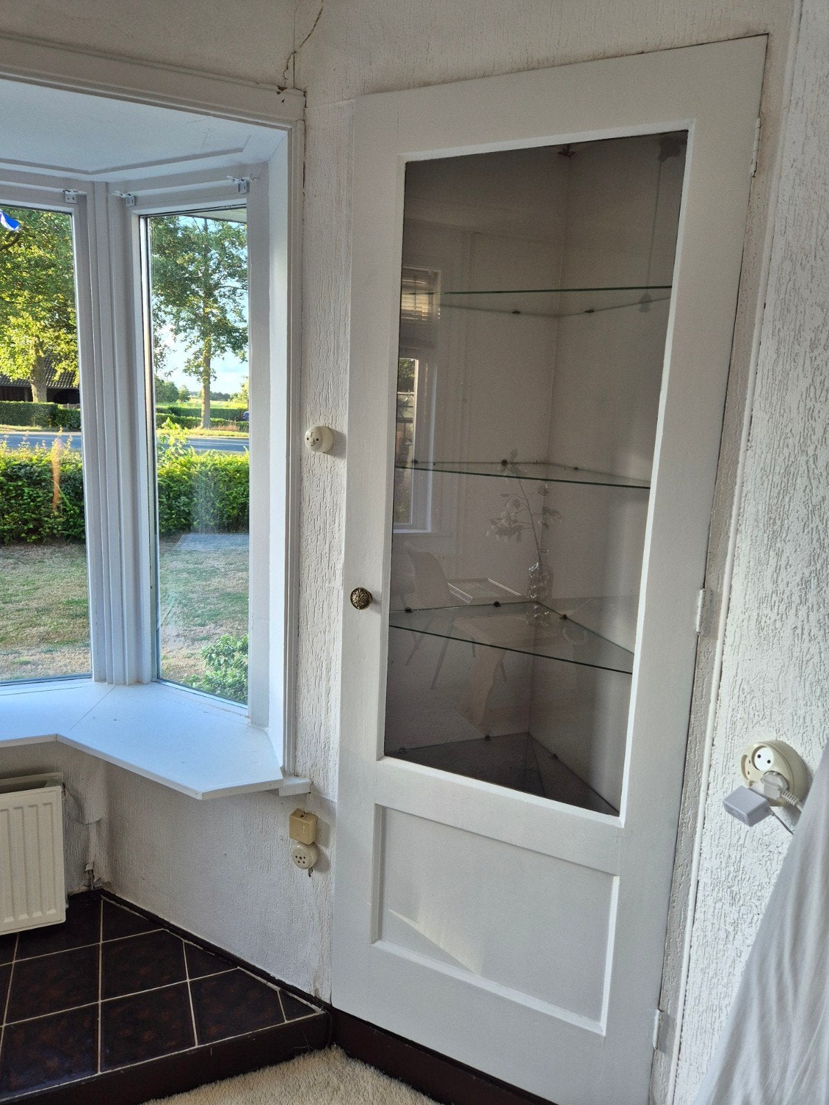 Deur vitrinekast, Ophalen, Gebruikt, Binnendeur, 200 tot 215 cm