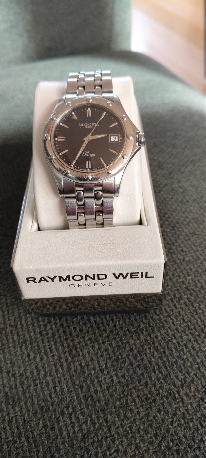 Raymond Weil Tango, Ophalen of Verzenden, Zo goed als nieuw, Staal, Overige merken