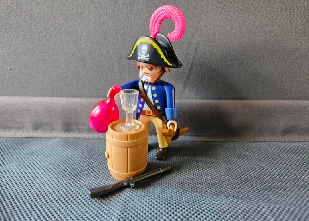 Playmobil piraat met rumvat, Ophalen of Verzenden, Zo goed als nieuw, Complete set