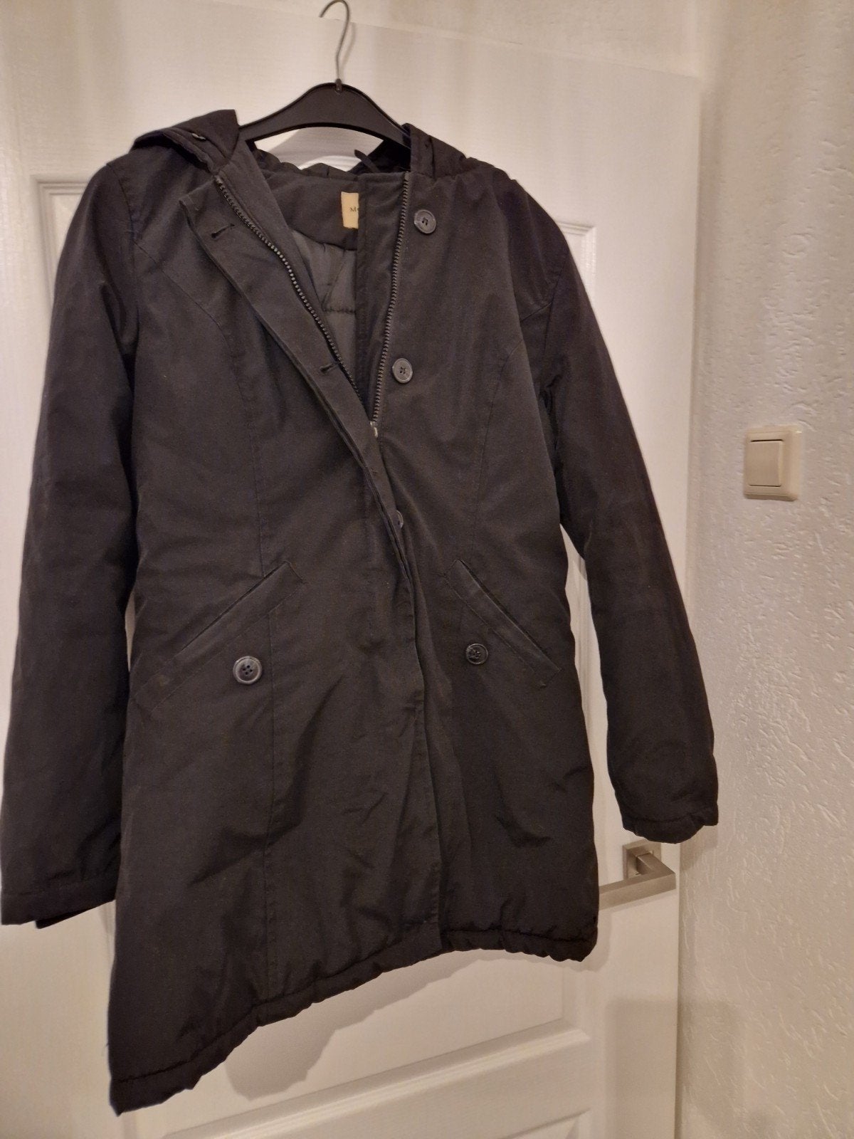 Winterjas Dames, Ophalen of Verzenden, Zo goed als nieuw, Zwart