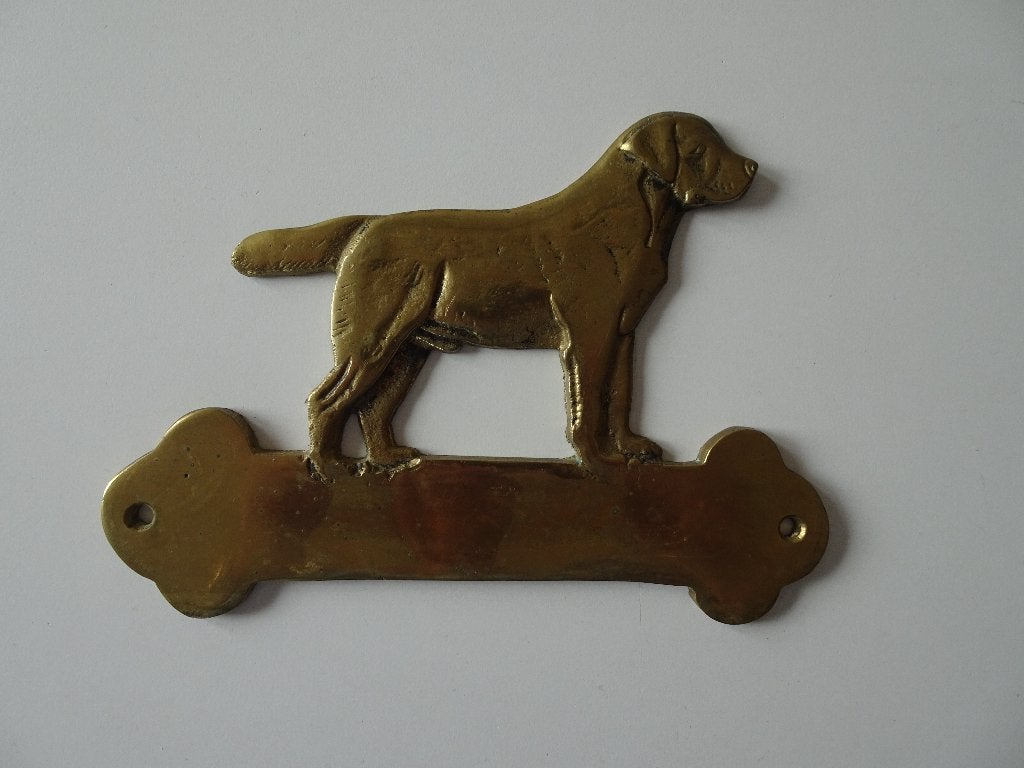 Messing naambord Labrador, Ophalen of Verzenden, Nieuw