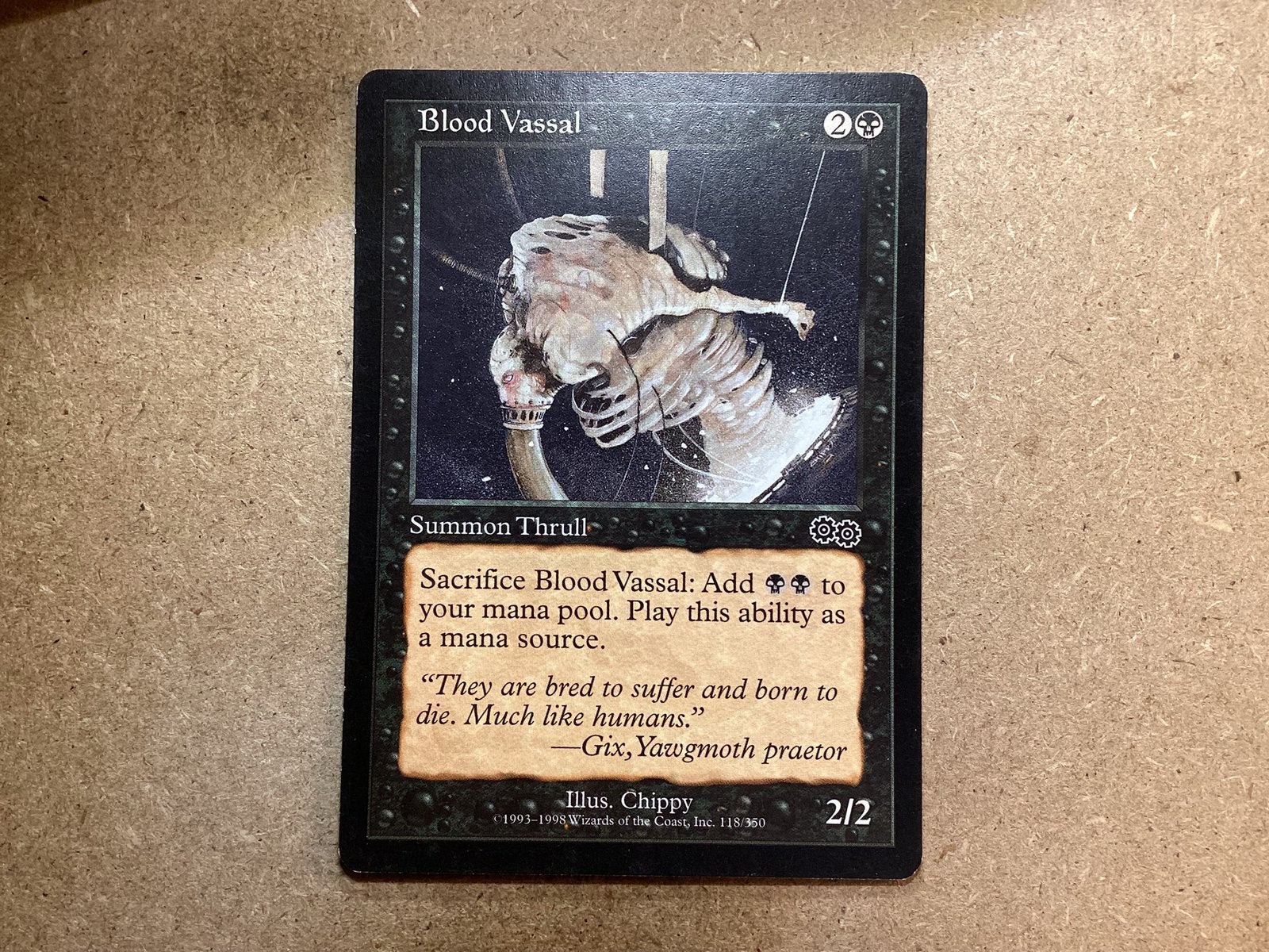 1x Blood Vassal [118/350] (Excellent), Ophalen of Verzenden, Zo goed als nieuw, Losse kaart