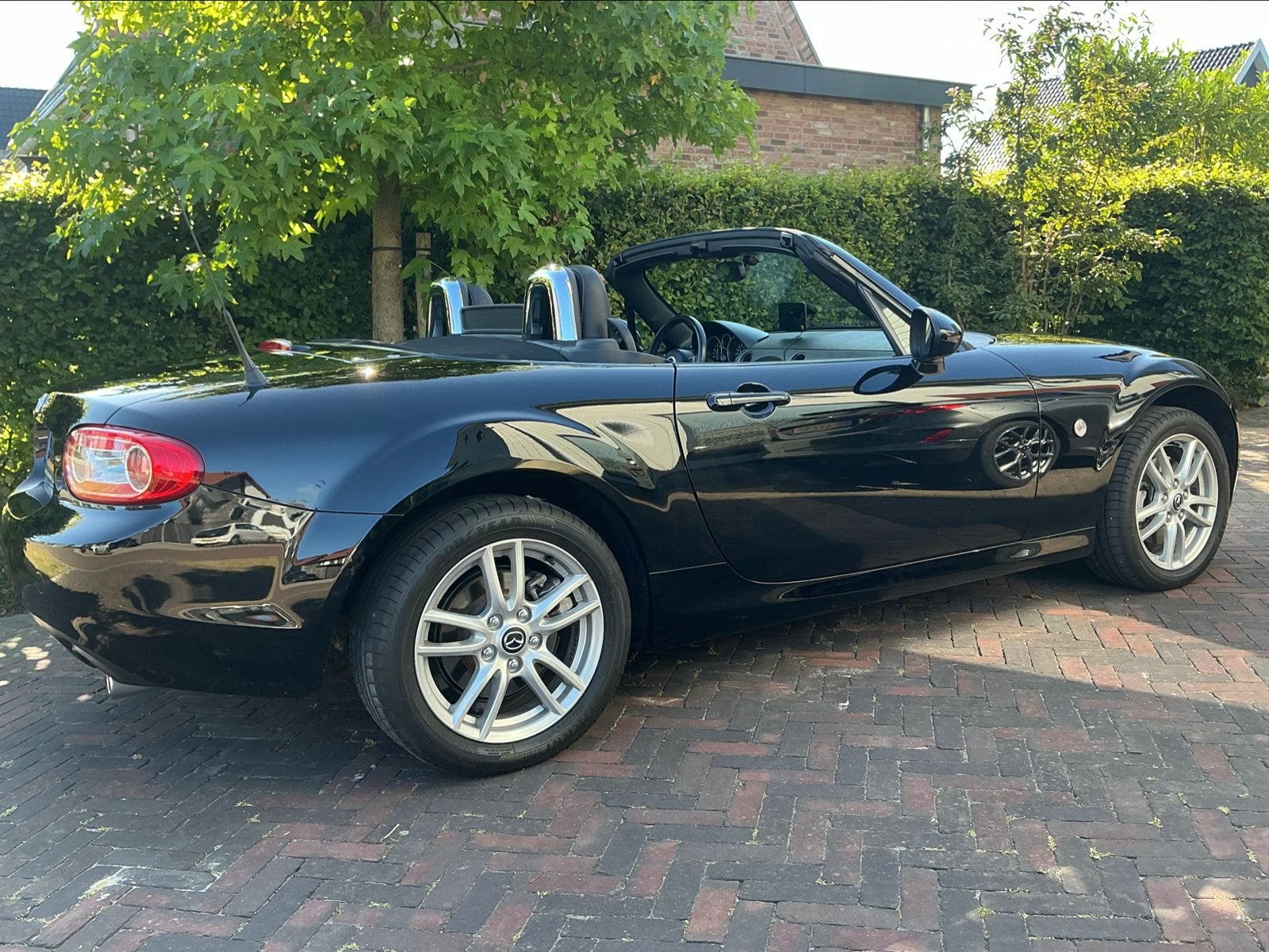 Mazda mx5 nc, Zwart, Cabriolet, Zwart, Leder