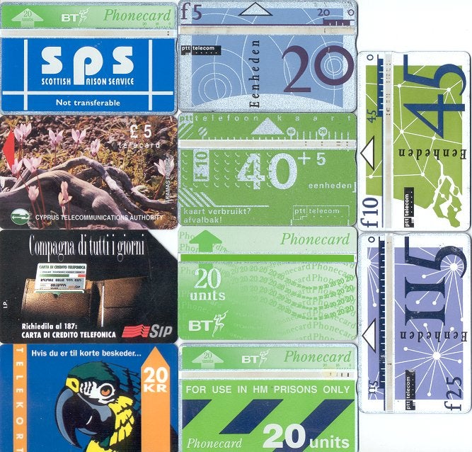 Diverse internationale telefoonkaarten - Verzameling, Ophalen of Verzenden, Nederland