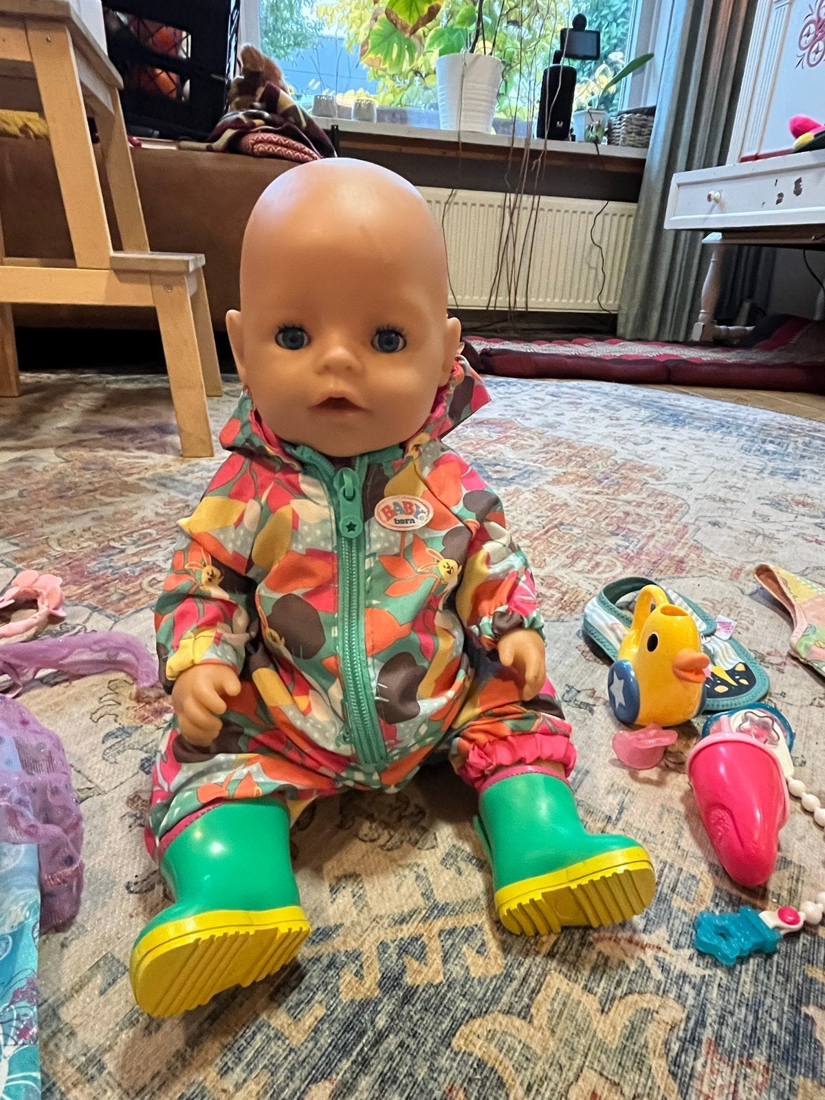 Baby Born meisjes pop met accessoires en kleding, Ophalen of Verzenden, Gebruikt, Babypop