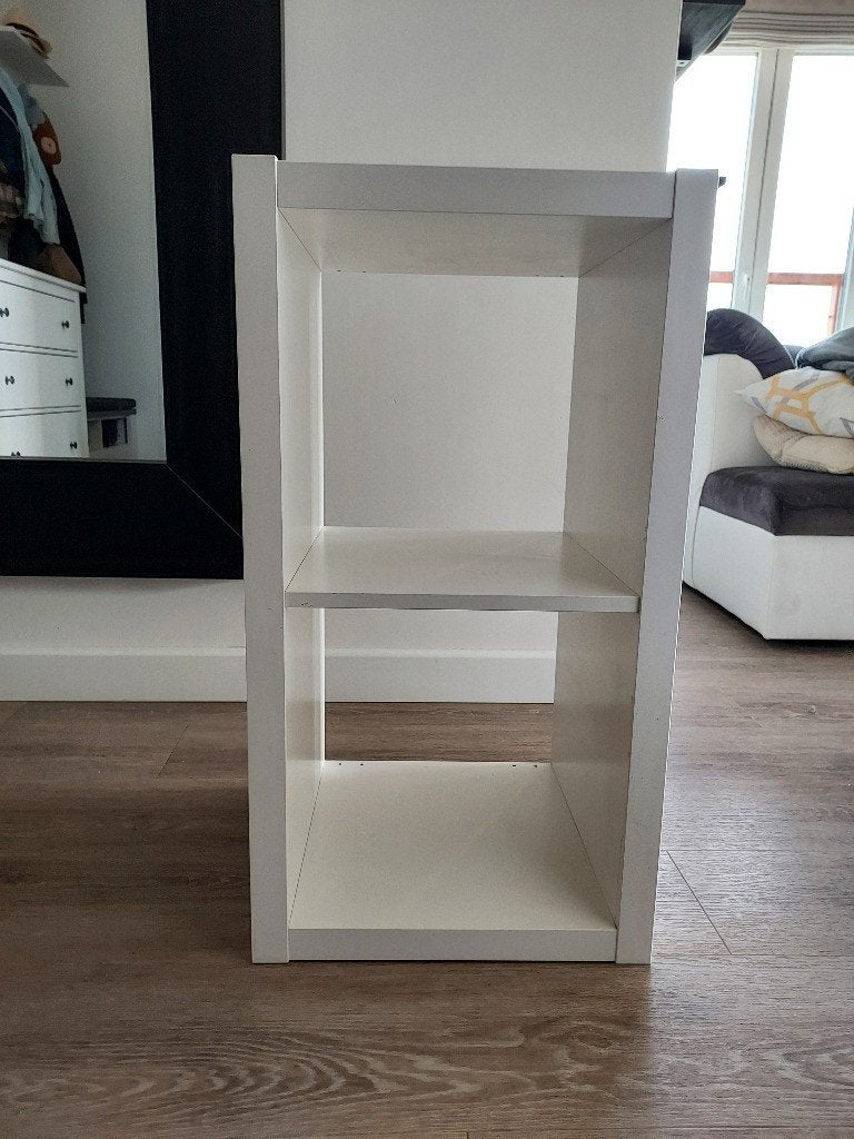 2 vaks kallax open kast vakkenkast 2x1 wit Ikea, Huis en Inrichting, Ophalen, 5 laden of meer, 50 tot 100 cm, Zo goed als nieuw