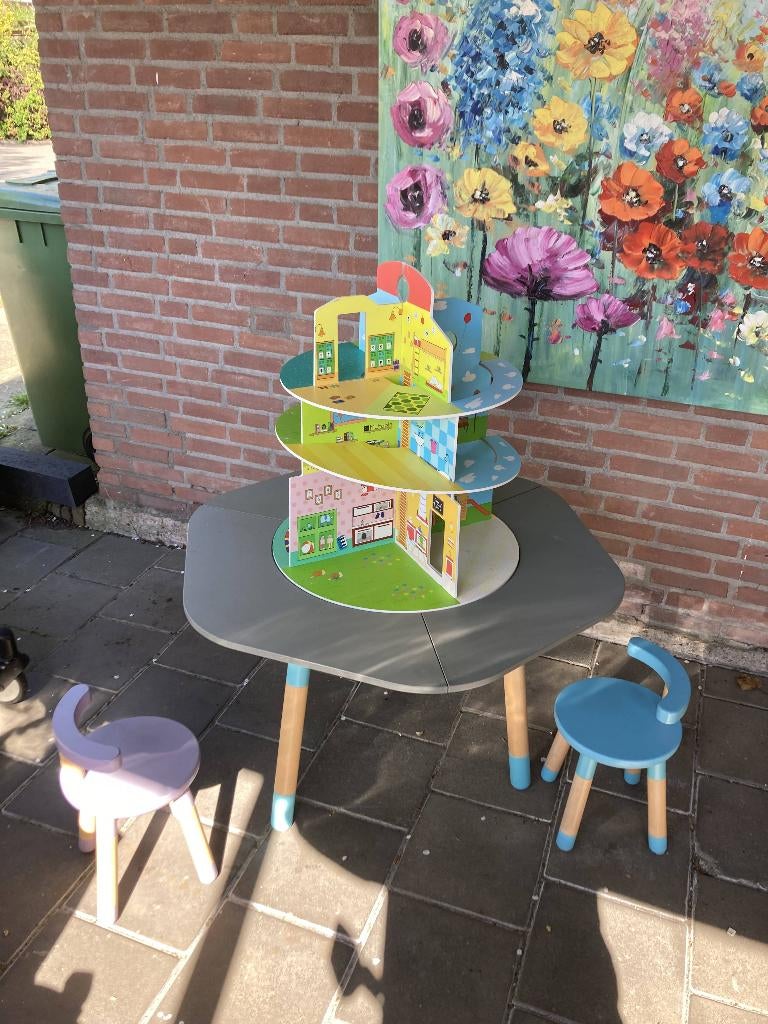 Stokke MuTable speeltafel set met heel veel extra's, Ophalen, Gebruikt