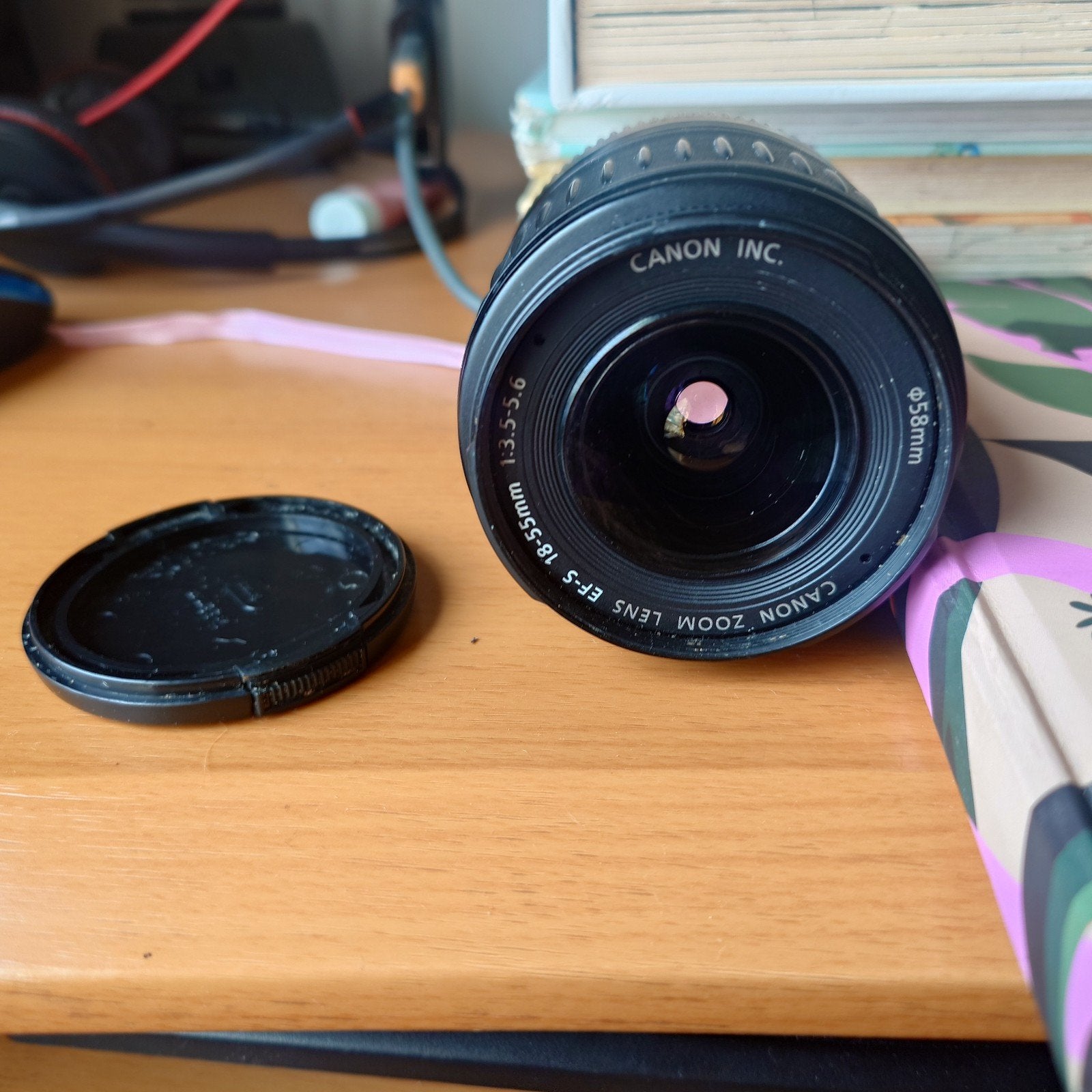 Canon zoomlens 18-55 mm, Ophalen of Verzenden, Zo goed als nieuw, Telelens, Zoom