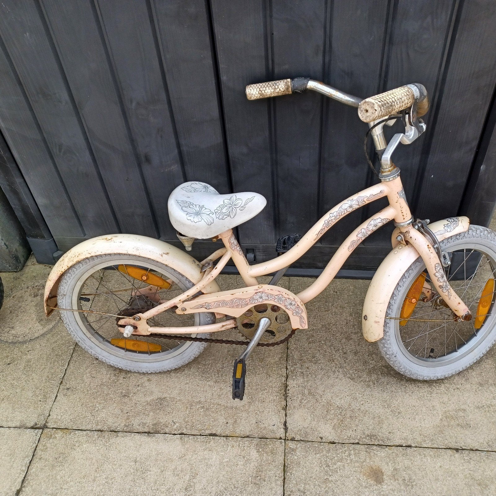 16 inch kinderfietsje/meisjesfietsje  25€, Ophalen, Gebruikt, 16 tot 20 inch