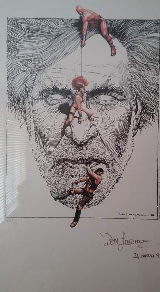 Storm poster. Don Lawrence in lijst., Boeken, Eén stripboek, Ophalen of Verzenden, Zo goed als nieuw