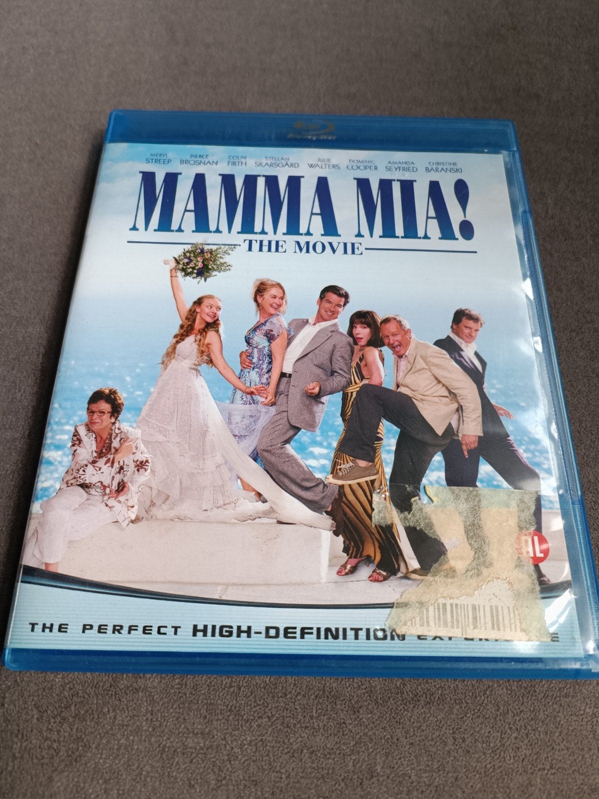 Mamma Mia the movie - bluray, Ophalen of Verzenden, Zo goed als nieuw, Muziek en Concerten