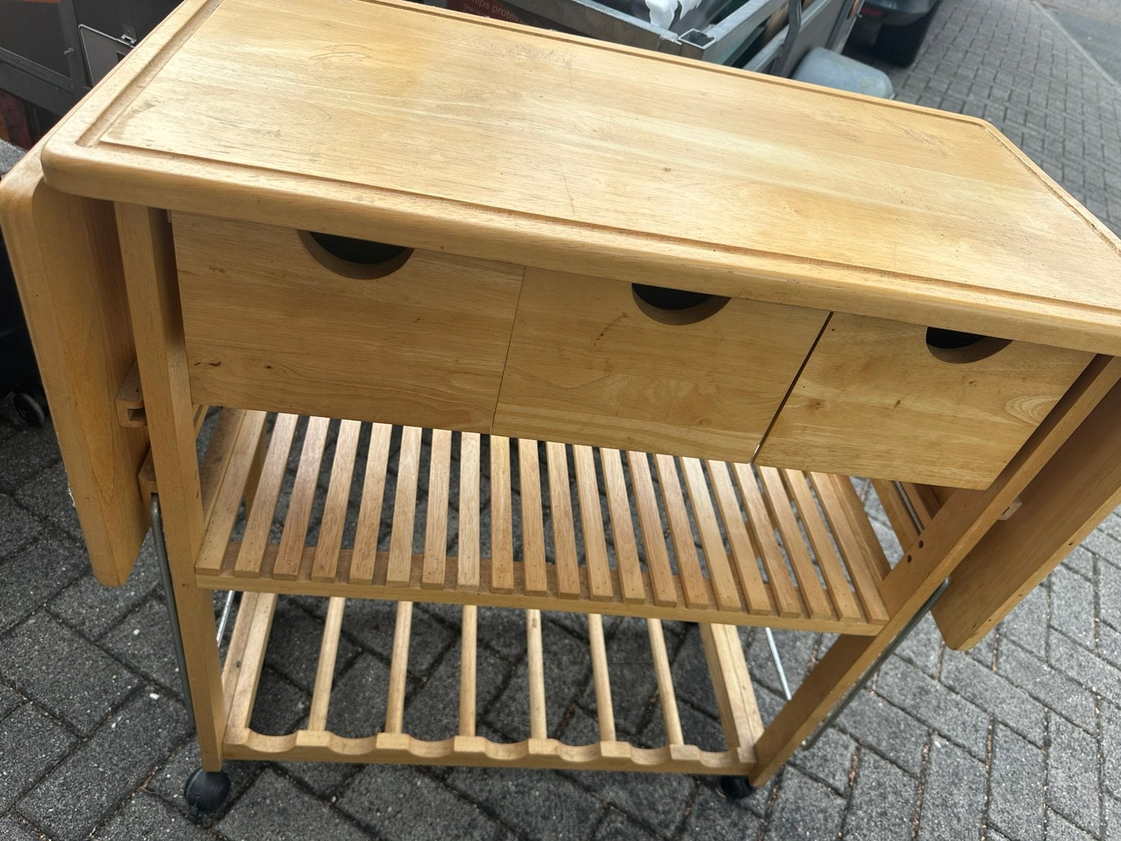Te koop keuken trolley, Ophalen of Verzenden, Zo goed als nieuw