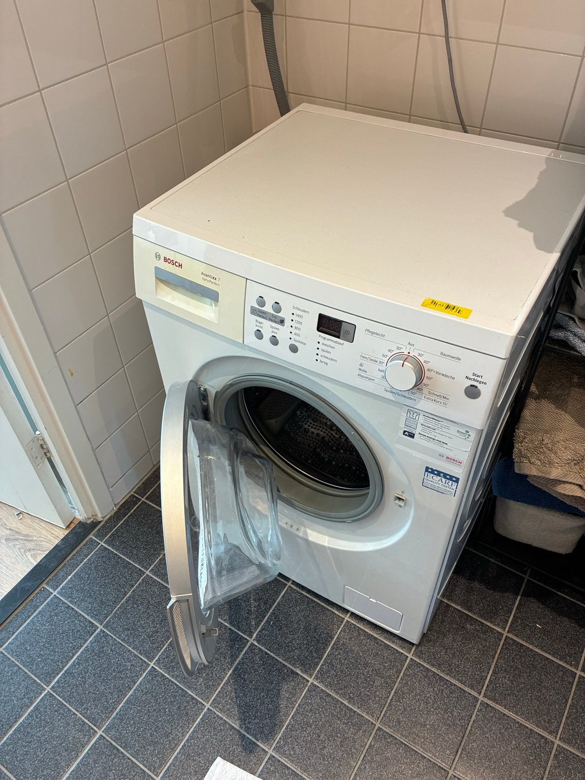 Bosch Avantixx 7 VarioPerfect Wasmachine - Zo goed als nieuw, Ophalen, Zo goed als nieuw, 85 tot 90 cm, 1200 tot 1600 toeren