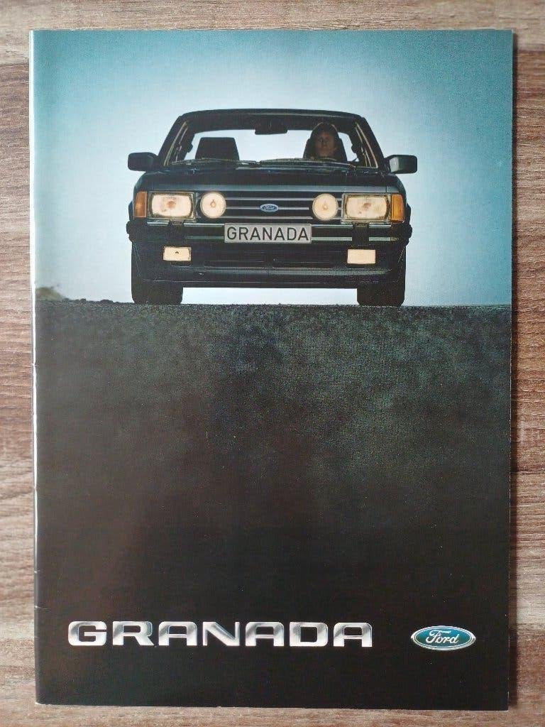 Ford Granada brochure uit 1985, Verzenden, Zo goed als nieuw, Ford