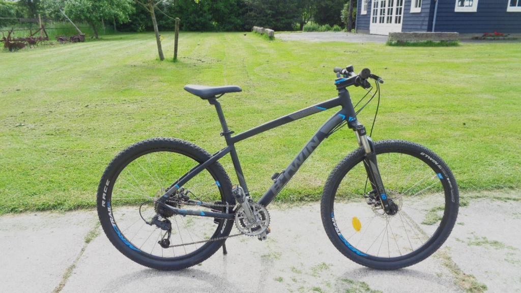 BTWIN Rockrider 520 MTB - 24 versn./ 45 frame / 27,5 inch -, Gebruikt, Hardtail, Heren, 45 tot 49 cm