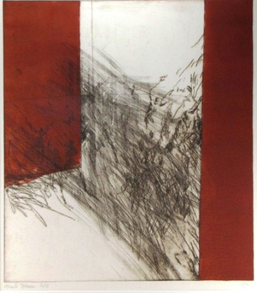 Ronald Tolman(1948)Ets en aquatint "Het Gevecht" Ges Gen Ged, Dagelijks leven, Ophalen of Verzenden, Gesigneerd, 50 cm