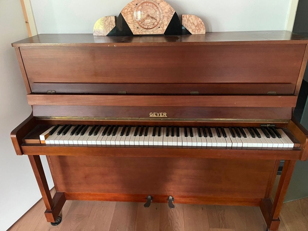 goede gebruikte piano, Ophalen, Gebruikt, Bruin, Piano