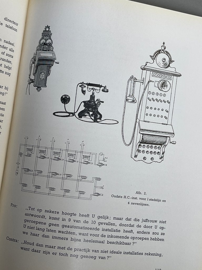 Gedenkboek 40 jaar Gemeente telefoon 1896 Amsterdam 1936