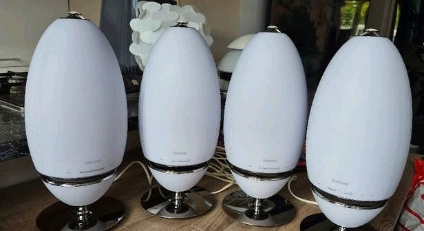 4 x Samsung R7 WAM7501 Multiroom Speaker Wit, Audio, Tv en Foto, Luidsprekers, Slimme speaker, Gebruikt, Bluetooth, Minder dan 60 watt