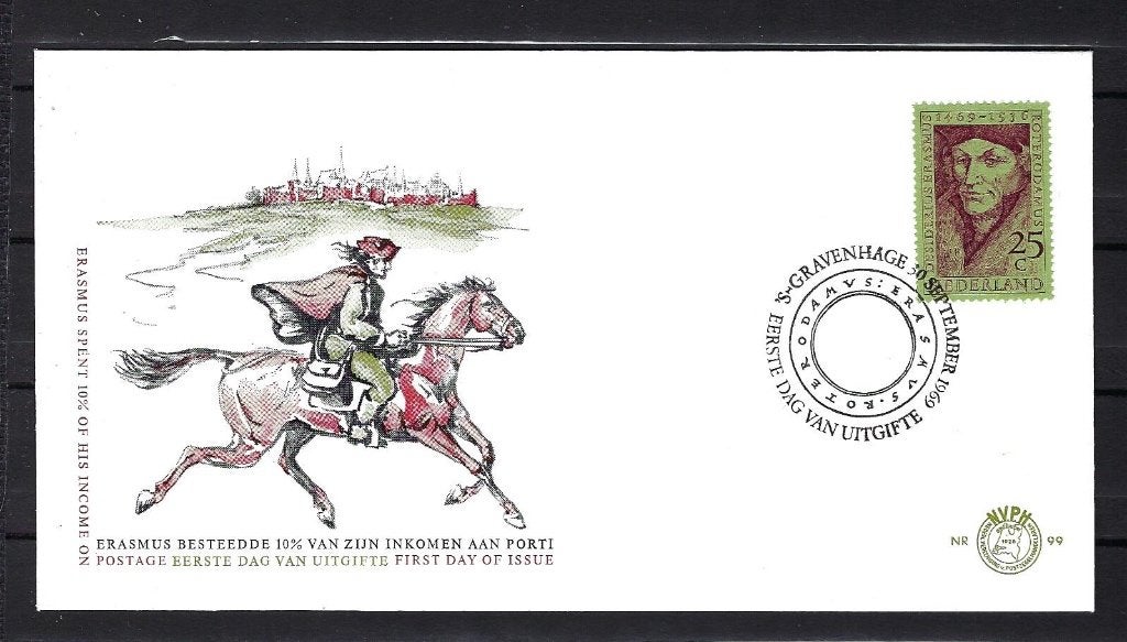 FDC NVPH E99 onbeschreven, Ophalen of Verzenden, Onbeschreven, Nederland