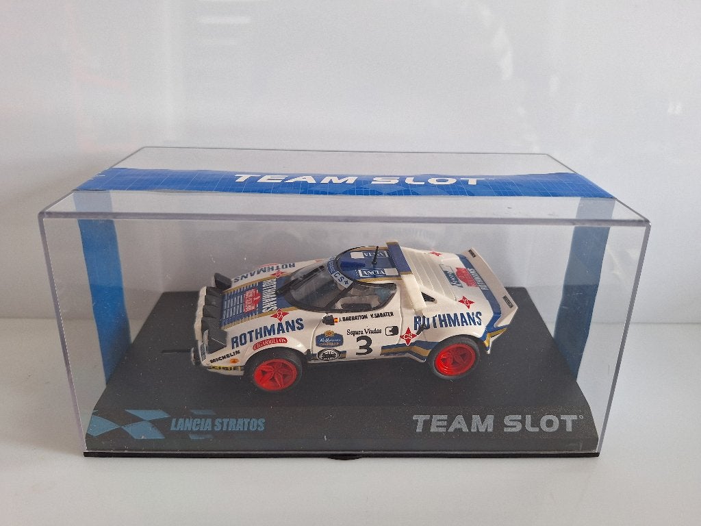 Teamslot Lancia Stratos Rothmans Rally 11507 nog Verzegeld, Kinderen en Baby's, Speelgoed | Racebanen, Nieuw, Racebaan, Elektrisch
