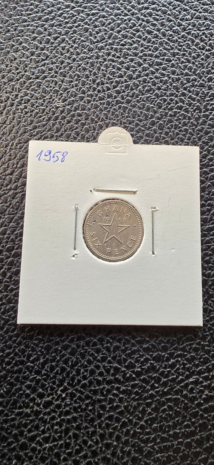 Ghana six pence 1958, Postzegels en Munten, Ophalen of Verzenden