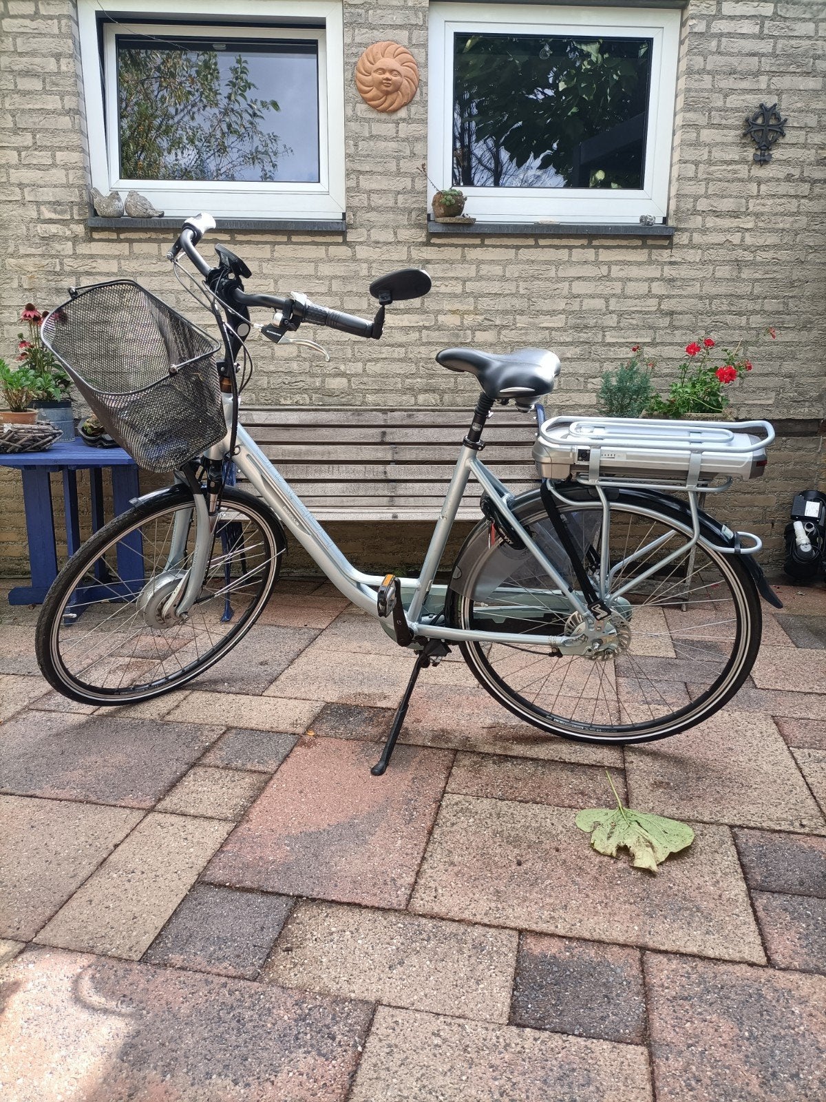 Batavus wayz e go elektrische fiets met mand, Ophalen, Gebruikt, Batavus, 51 tot 55 cm