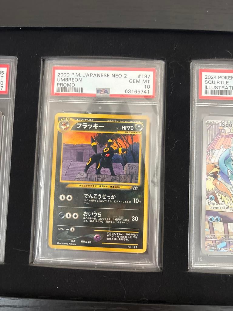 Umbreon Neo Discovery #197 Promo PSA 10 (Low Pop), Ophalen of Verzenden, Nieuw, Losse kaart