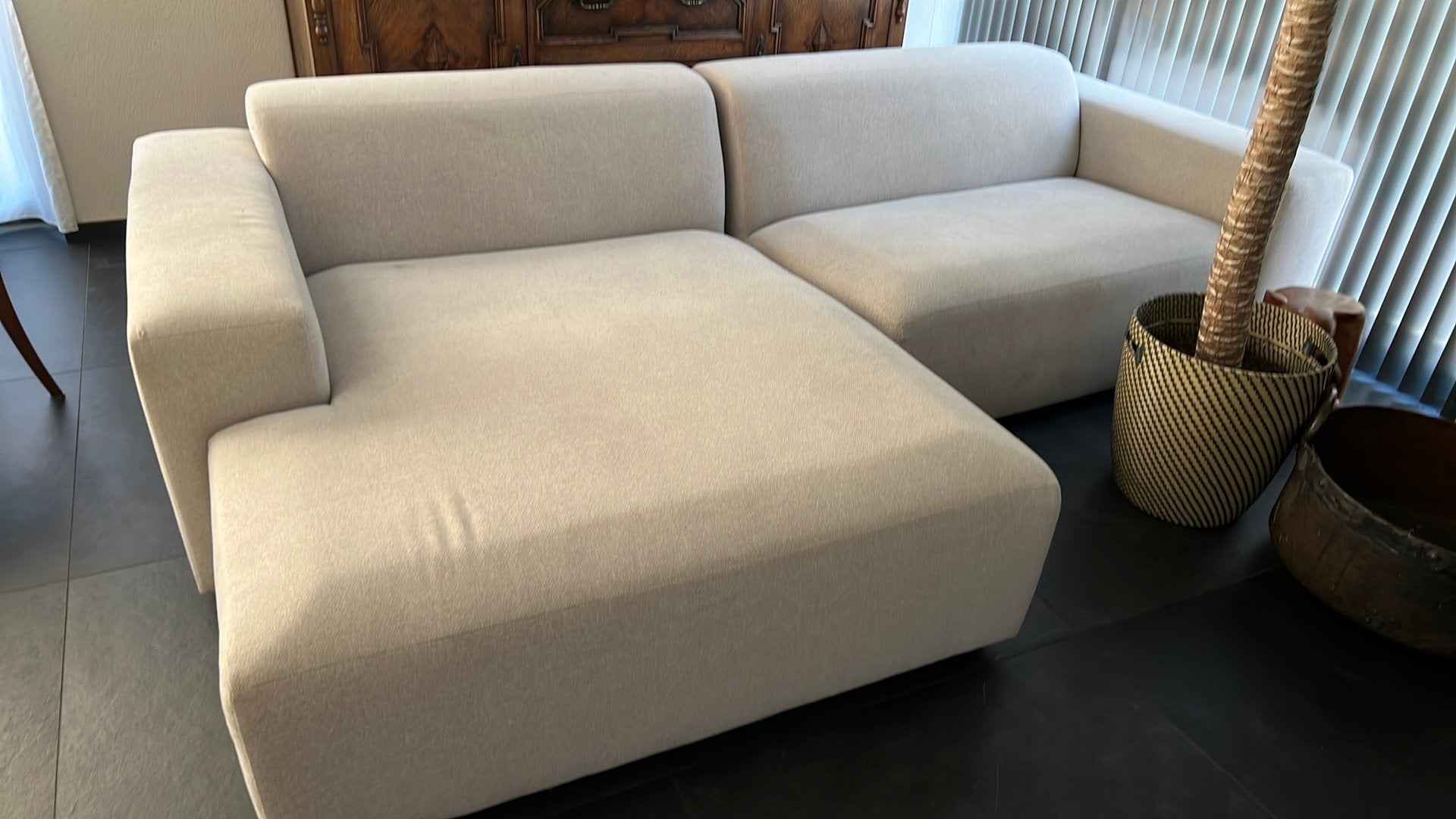 Bank. Gratis ophalen, Gebruikt, Tweepersoons, Ophalen of Verzenden, 200 tot 250 cm