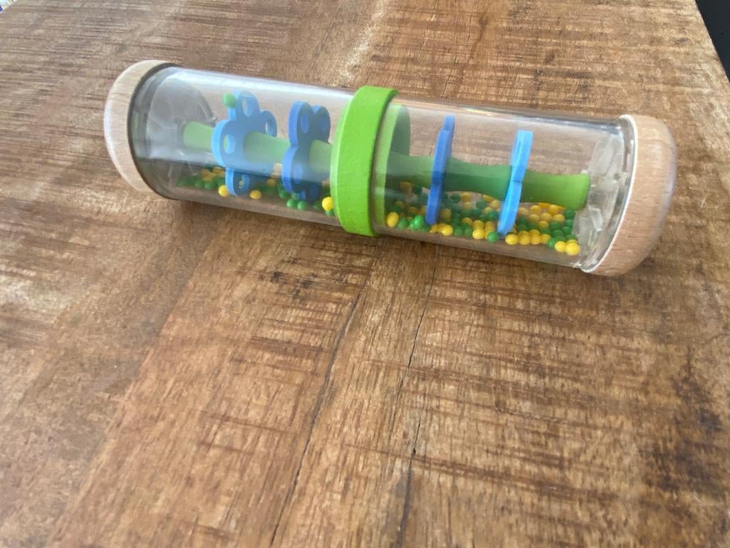 Djeco regenmaker / rammelaar, Kinderen en Baby's, Speelgoed | Babyspeelgoed, Ophalen of Verzenden, Gebruikt, Overige typen