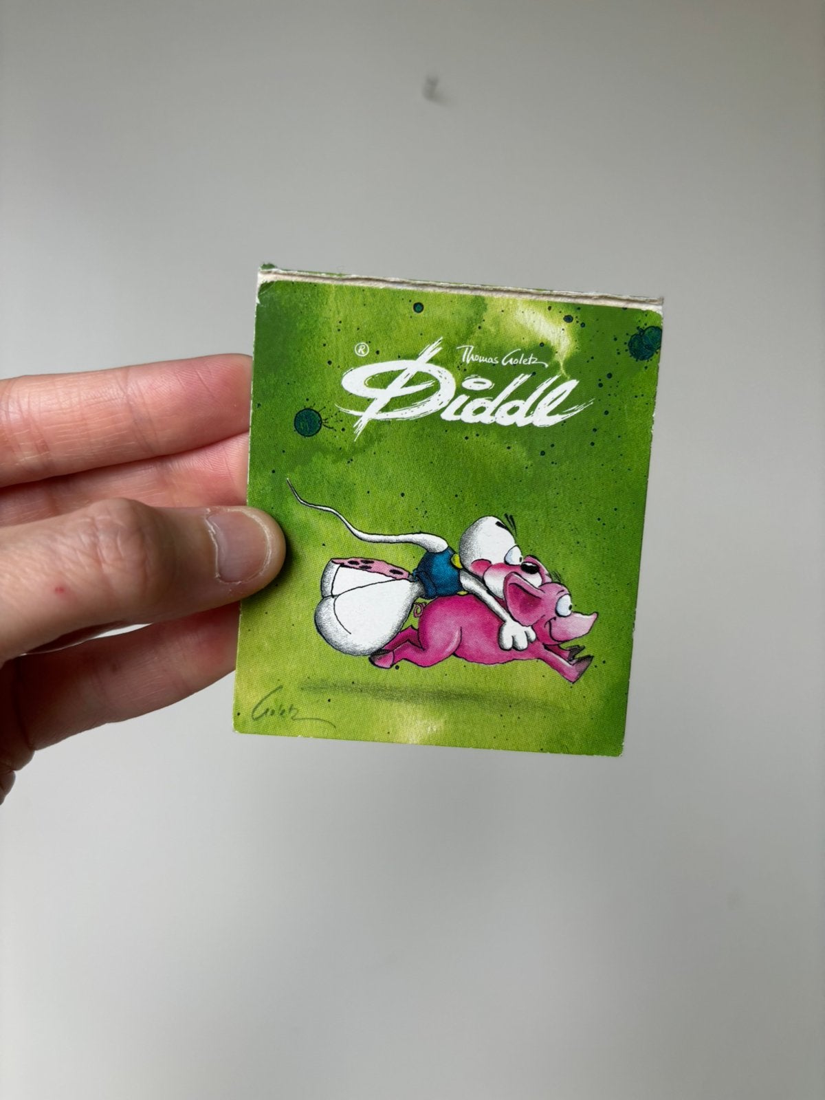 Diddl plak memo blok nummer 23 zeldzaam, Verzenden, Zo goed als nieuw, Papier, Kaart of Schrift
