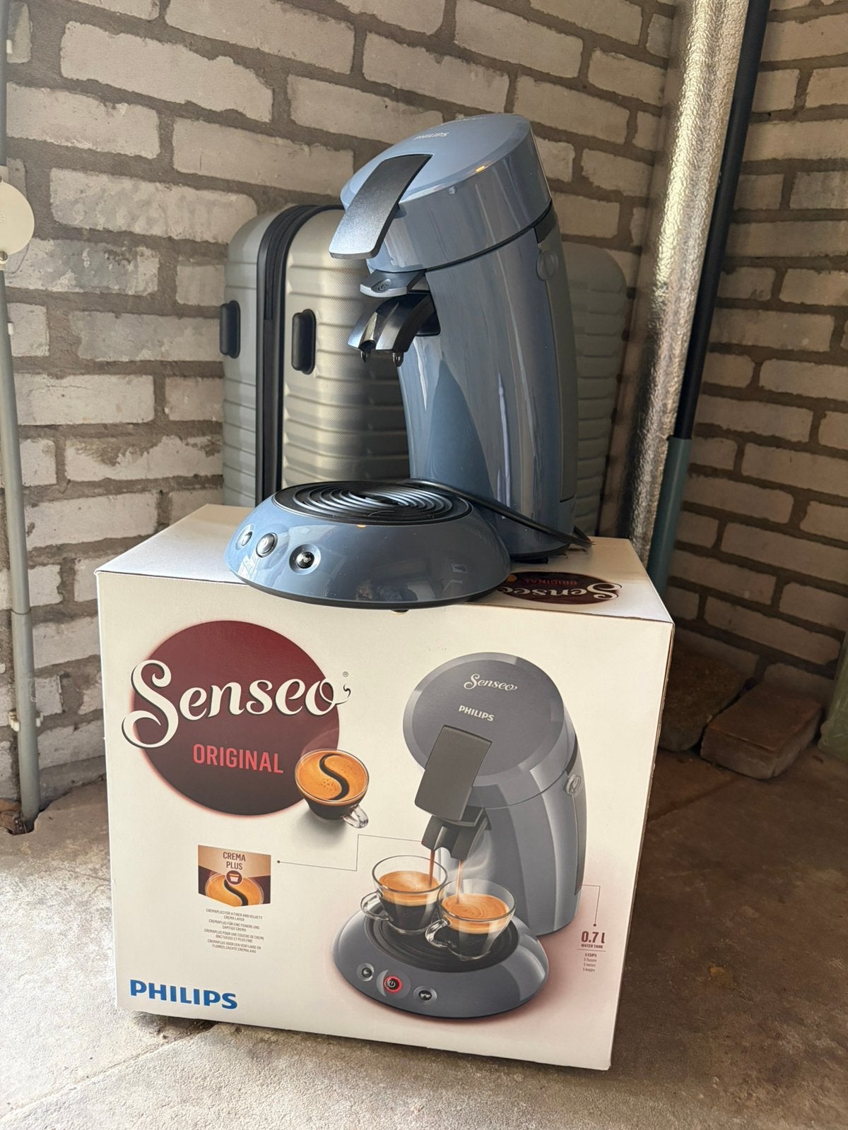 Senseo koffiezetapparaat, Ophalen, Zo goed als nieuw, 2 tot 4 kopjes, Koffiepads en cups