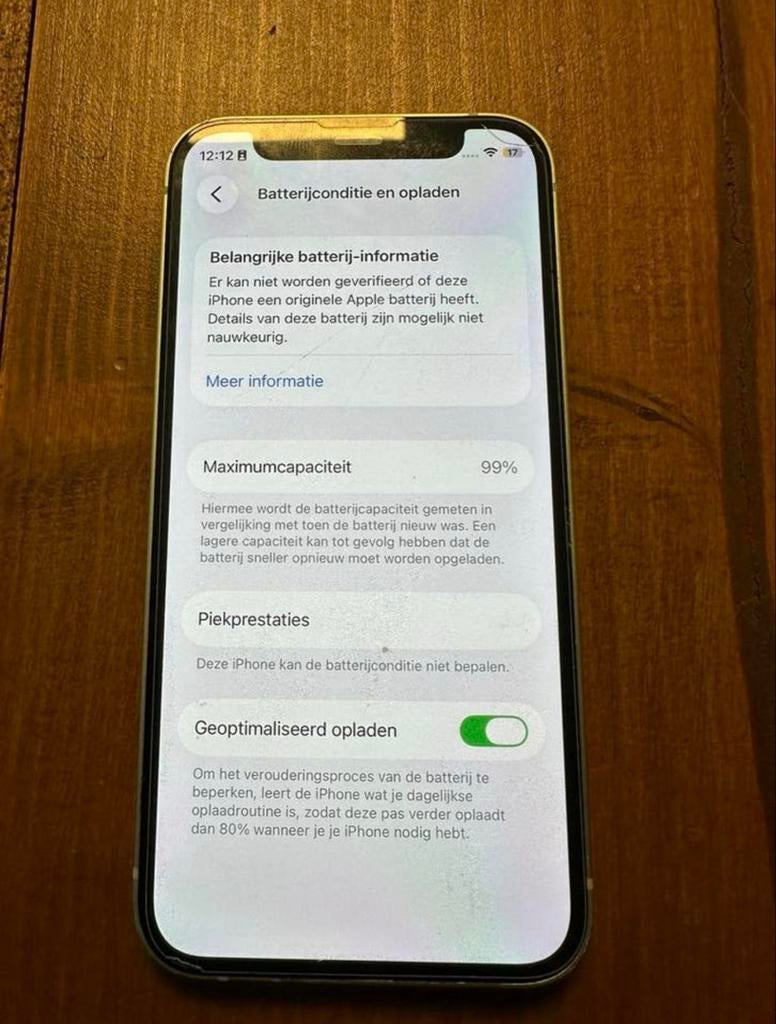 iPhone 12 mini - Achterkant gebarsten, Telecommunicatie, Mobiele telefoons | Apple iPhone, Ophalen, IPhone 12 Mini, Wit, Zonder simlock