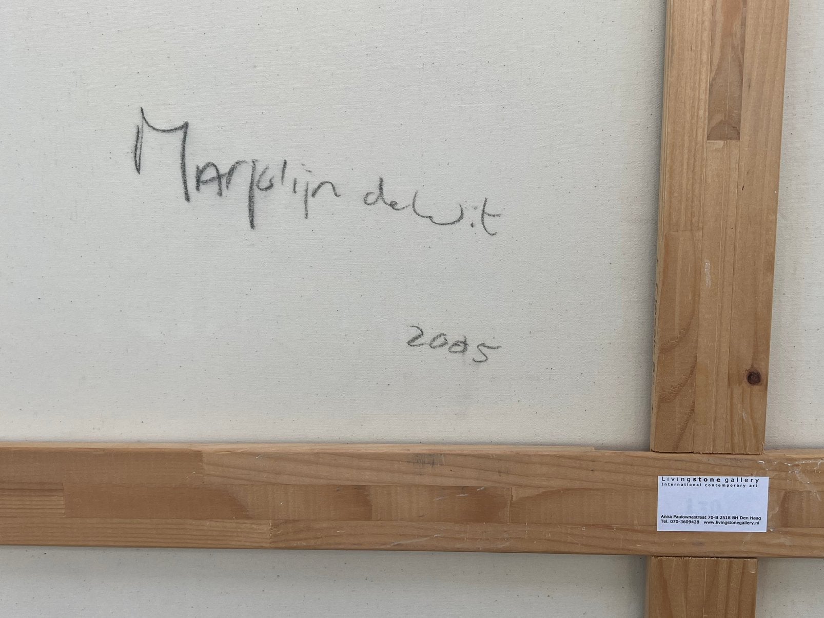 Marjolijn de Wit; groot surrealistisch schilderij, Antiek en Kunst, Ophalen