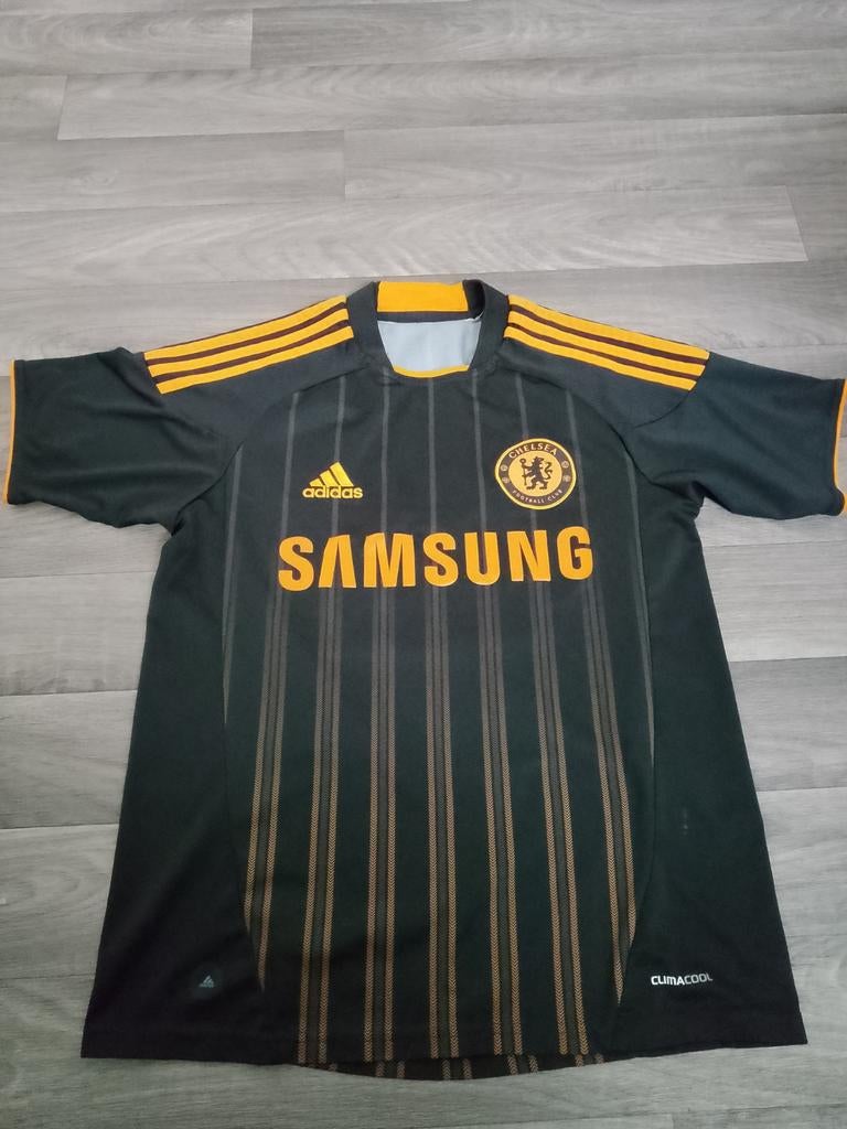 Chelsea London Voetbalshirt Maat S - Zwart/Goud Adidas, Maat S, Ophalen of Verzenden, Gebruikt, Shirt