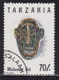 4361 - Tanzania michel 1440 gestempeld , Makonde, Verzenden, Tanzania, Gestempeld
