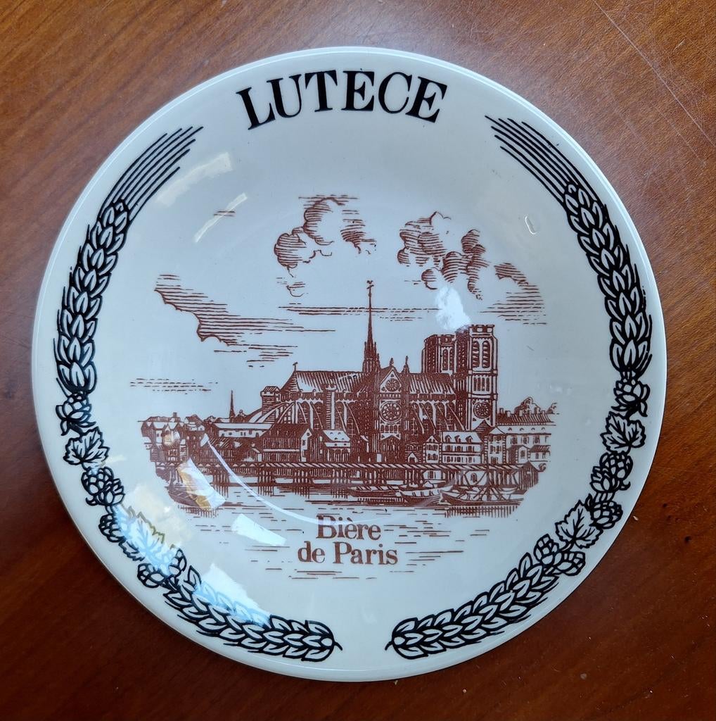 Vintage Lutece Bière de Paris schaaltje - EIT England, Ophalen of Verzenden