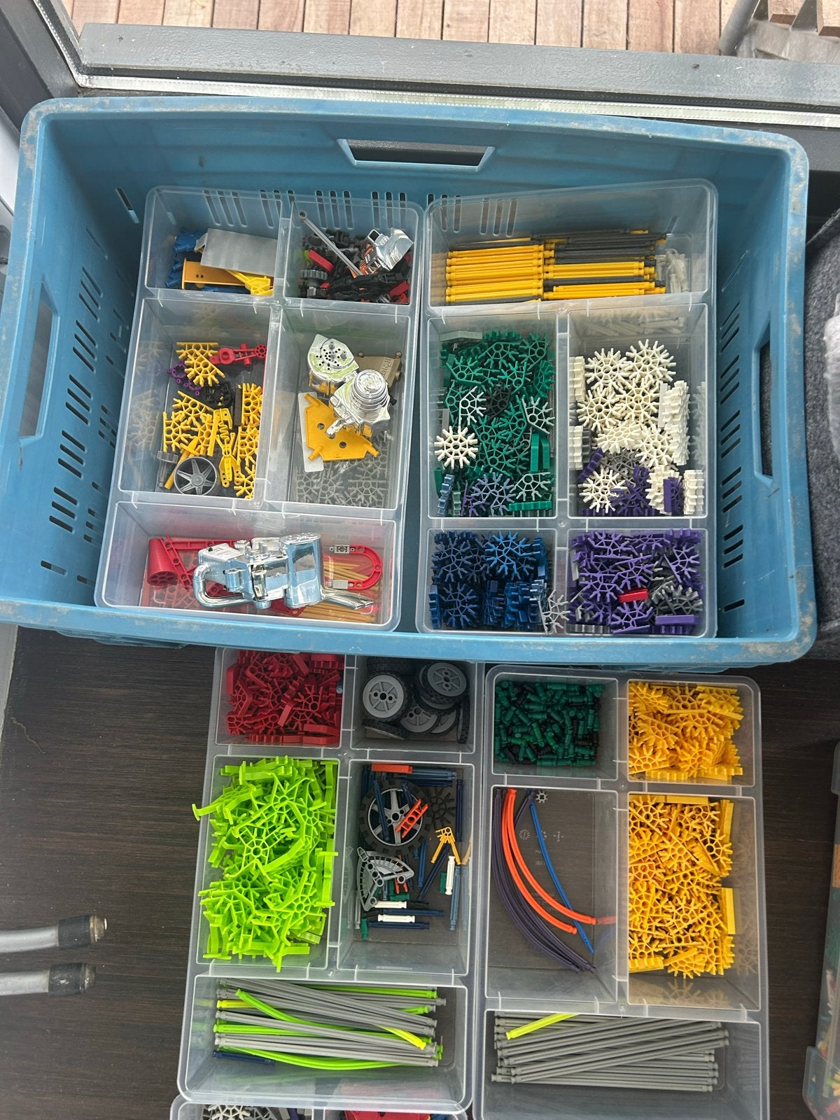 Honderden K'nex onderdelen - Grote verzameling, Ophalen of Verzenden, Gebruikt, K'nex