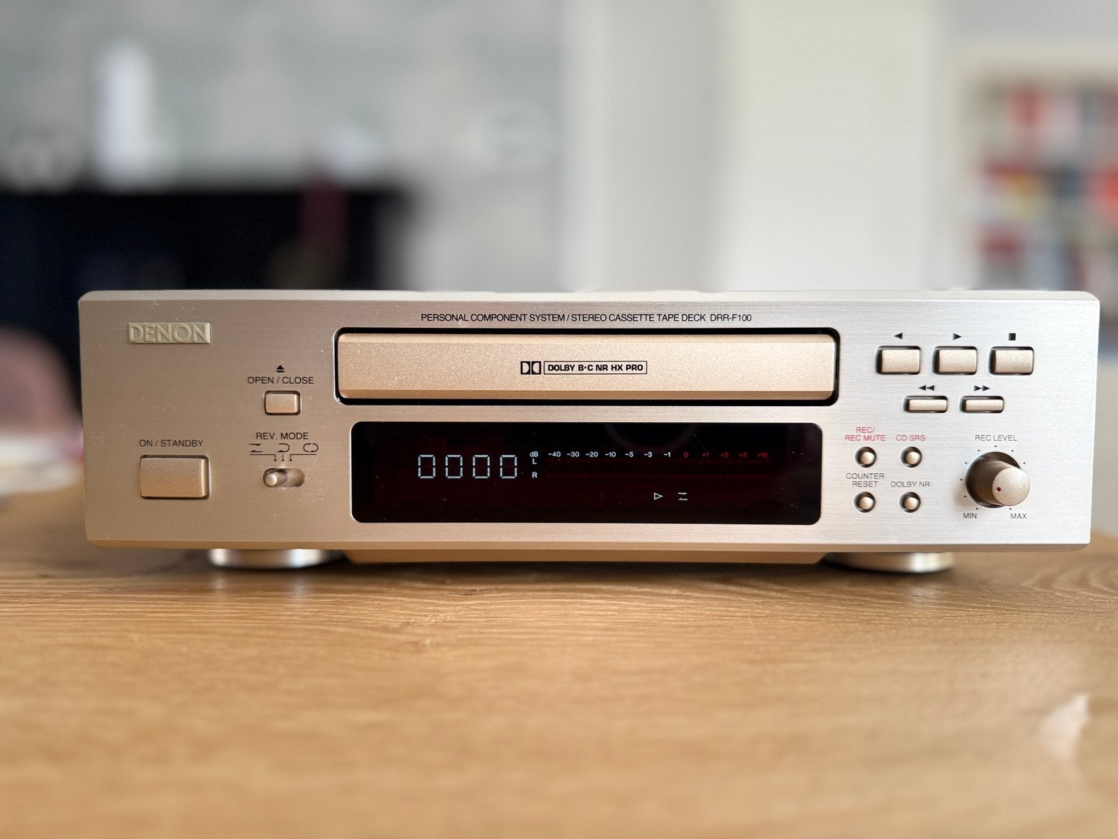 Denon DRR-F100 Cassette Tape Deck, Ophalen of Verzenden, Enkel, Denon, Auto-reverse