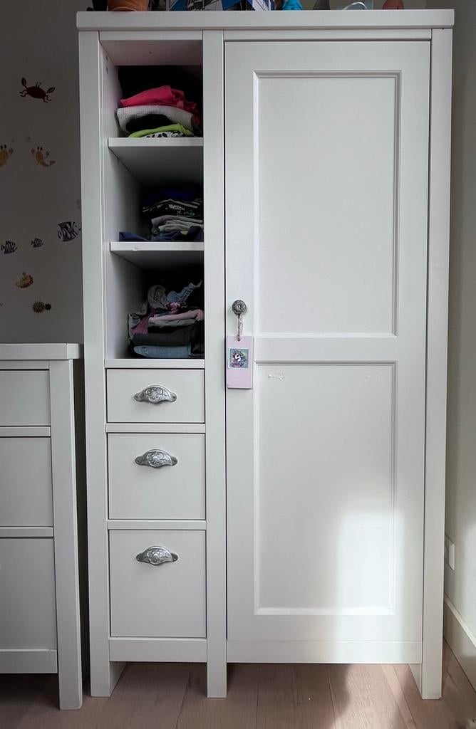 Kledingkast babykamer of kinderkamer (zie ook commode), Huis en Inrichting, Ophalen, Gebruikt, 100 tot 150 cm, 150 tot 200 cm