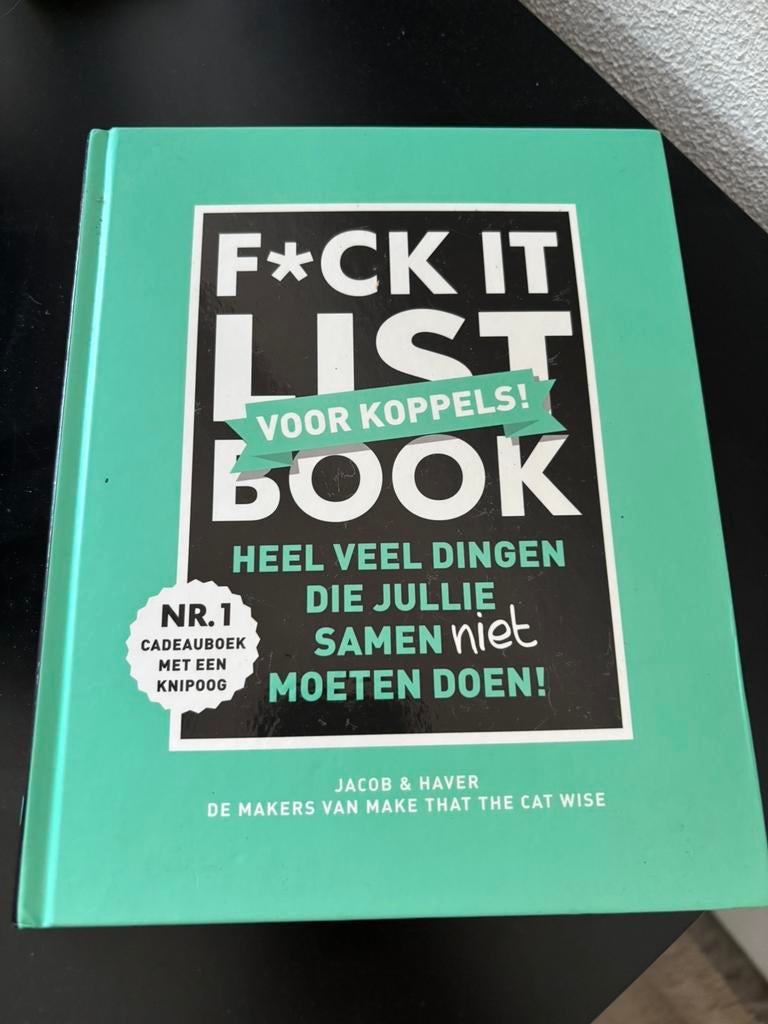Fck it list book voor koppels, Ophalen of Verzenden, Nieuw