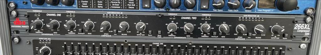 DBX 266XL Compressor/Gate - Professionele Audio Processor, Gebruikt, Verzenden, Compressor, Nvt