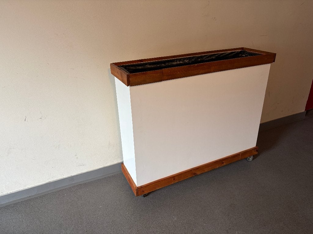 plantenbak/roomdivider, Tuin en Terras, Bloembakken en Plantenbakken, Gebruikt, Hout, Binnen, 60 cm of meer, 100 cm of meer, Rechthoekig