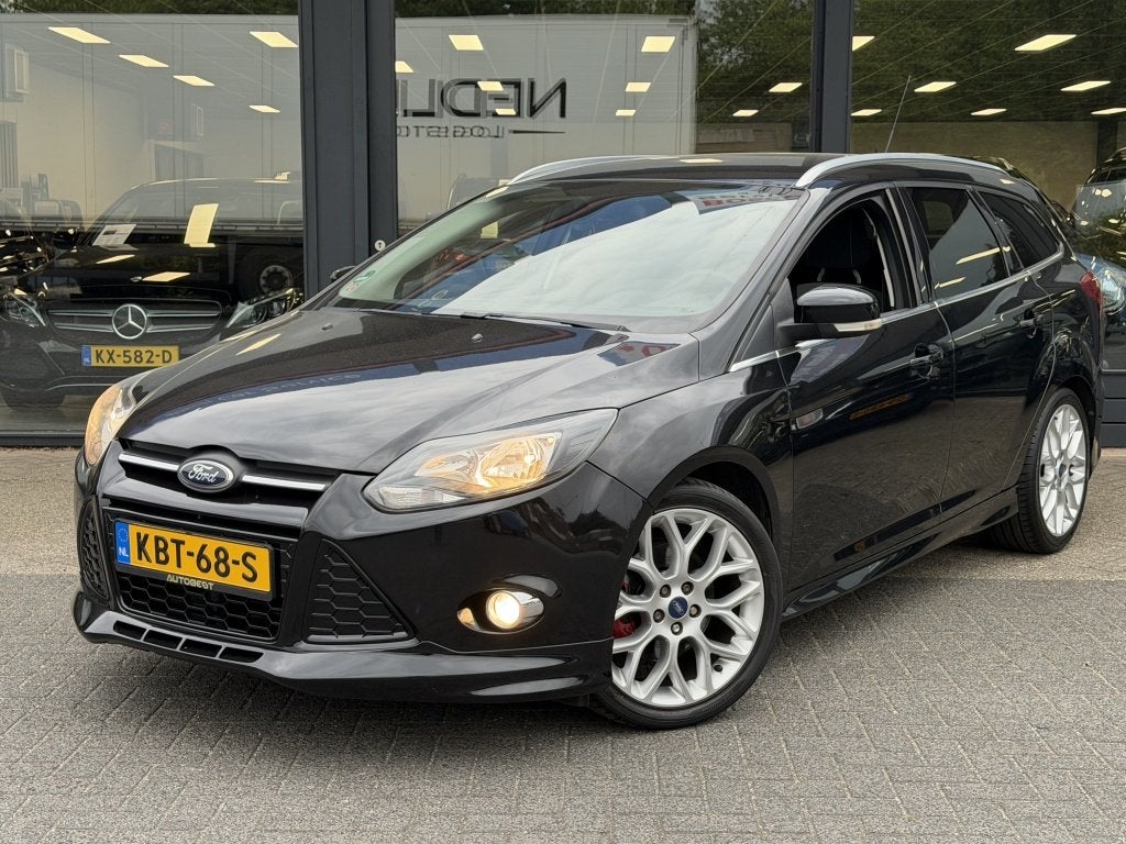 Ford FOCUS Wagon 1.6 EcoB. Titanium ST-Line Clima/Cruise con, Auto's, 1258 kg, Gebruikt, 4 cilinders, 150 pk