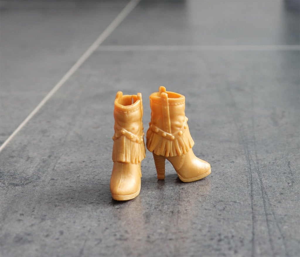Barbie kleding nieuw - Originele laarzen schoenen cowboy, Ophalen of Verzenden, Nieuw, Barbie