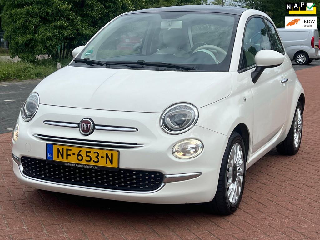 Fiat 500 1.2 Lounge BJ2017 NAVI PANO KM106 NAP !, Voorwielaandrijving, Gebruikt, 4 cilinders, 840 kg